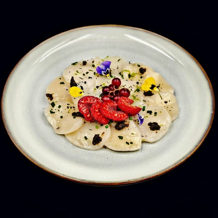Carpaccio of scallops