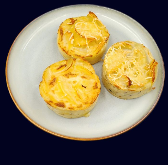 Potato gratin with truffle