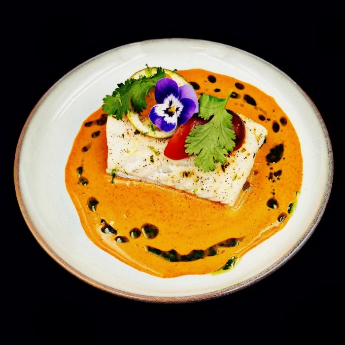 Chilean see bass Tom Yum