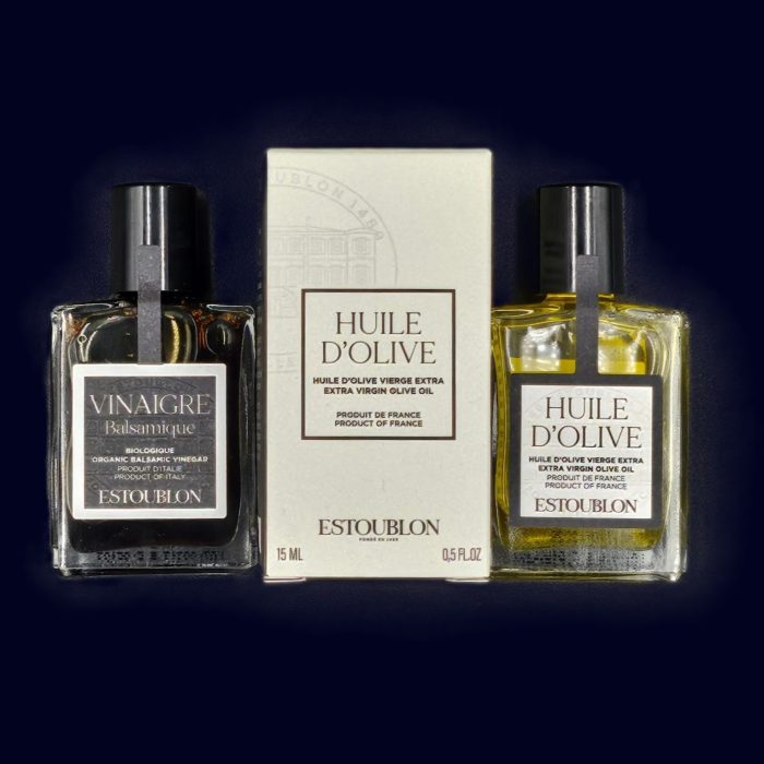 Virgin olive oil / balsamic vinegar set 15 ml