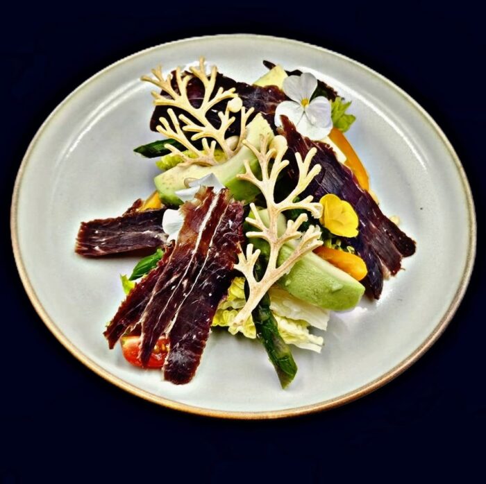Lamb ham salad